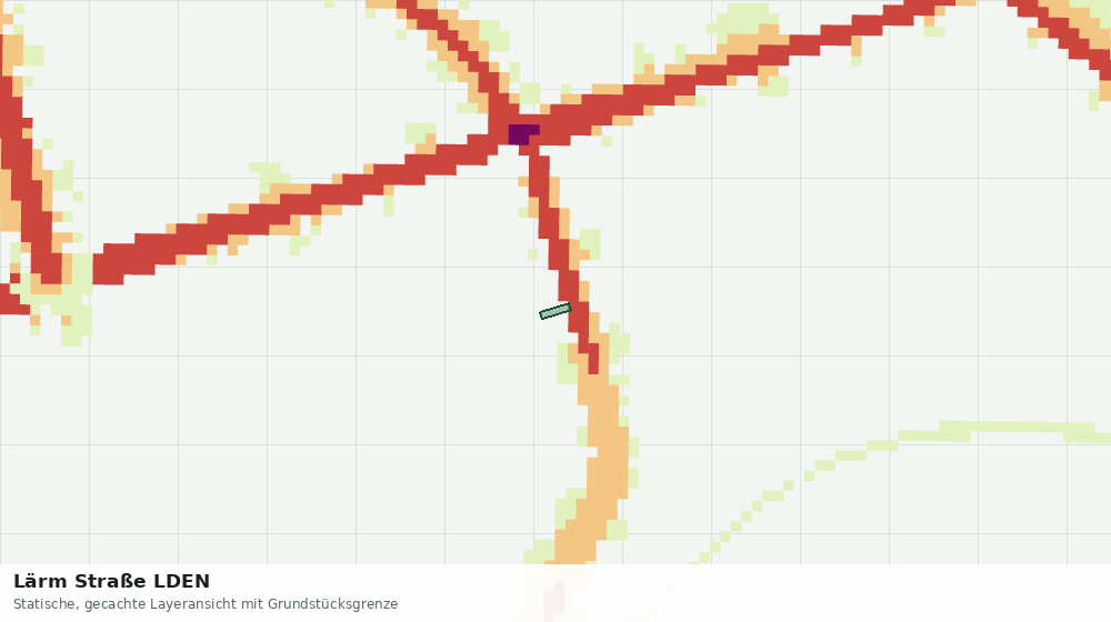 Statische Kartenansicht: Lärm Straße LDEN