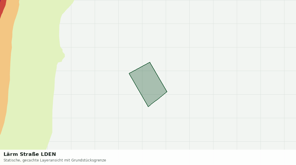 Statische Kartenansicht: Lärm Straße LDEN