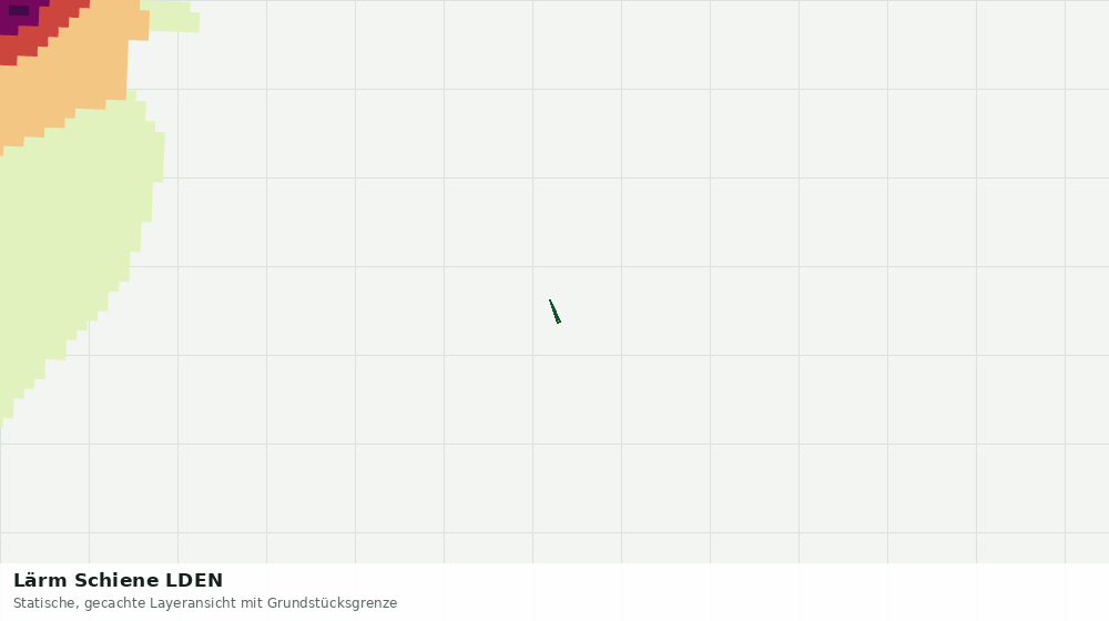 Statische Kartenansicht: Lärm Schiene LDEN