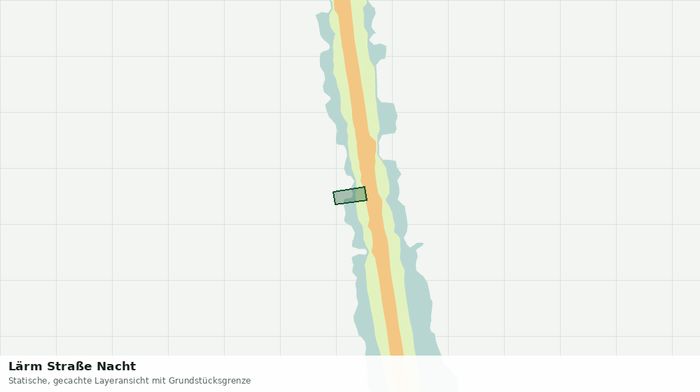 Statische Kartenansicht: Lärm Straße Nacht