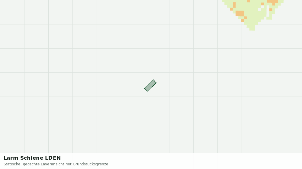 Statische Kartenansicht: Lärm Schiene LDEN
