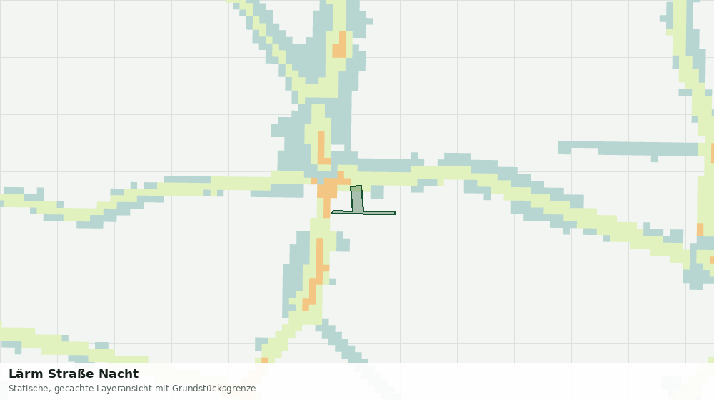 Statische Kartenansicht: Lärm Straße Nacht