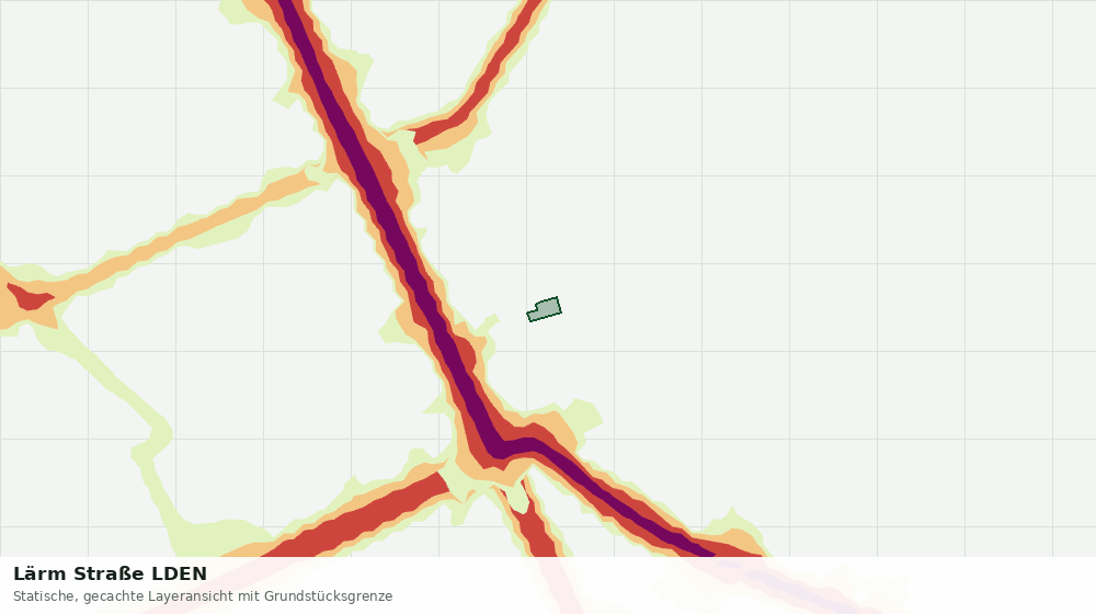 Statische Kartenansicht: Lärm Straße LDEN