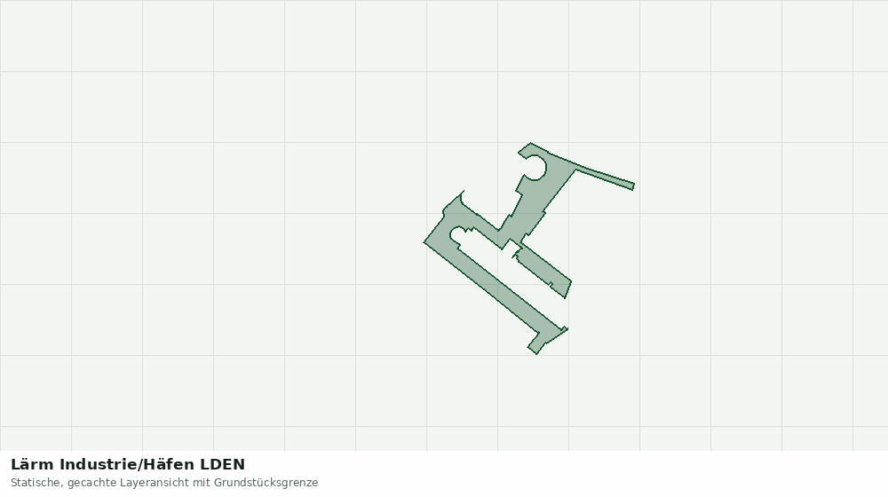 Statische Kartenansicht: Lärm Industrie/Häfen LDEN