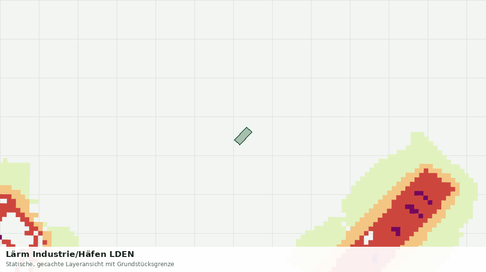Statische Kartenansicht: Lärm Industrie/Häfen LDEN