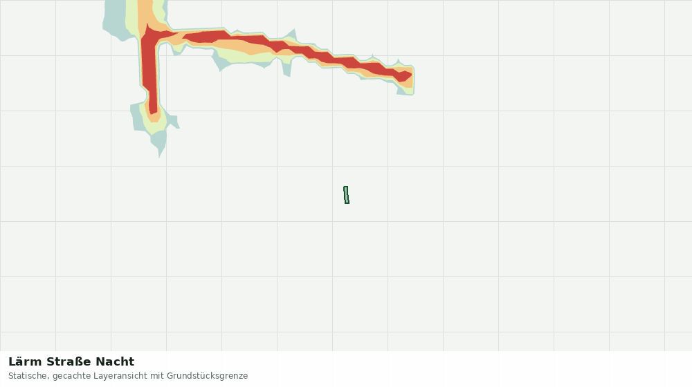 Statische Kartenansicht: Lärm Straße Nacht