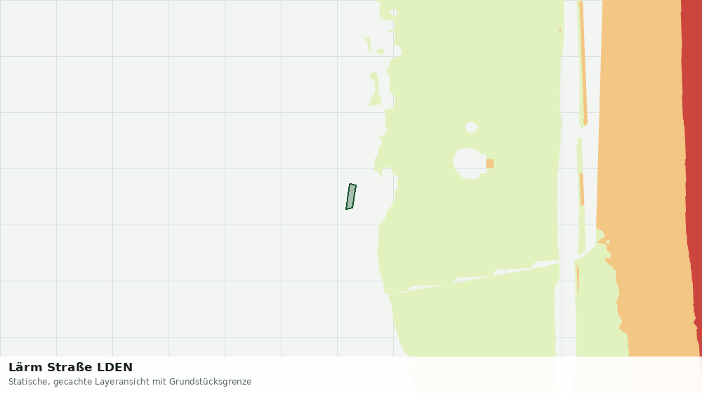 Statische Kartenansicht: Lärm Straße LDEN