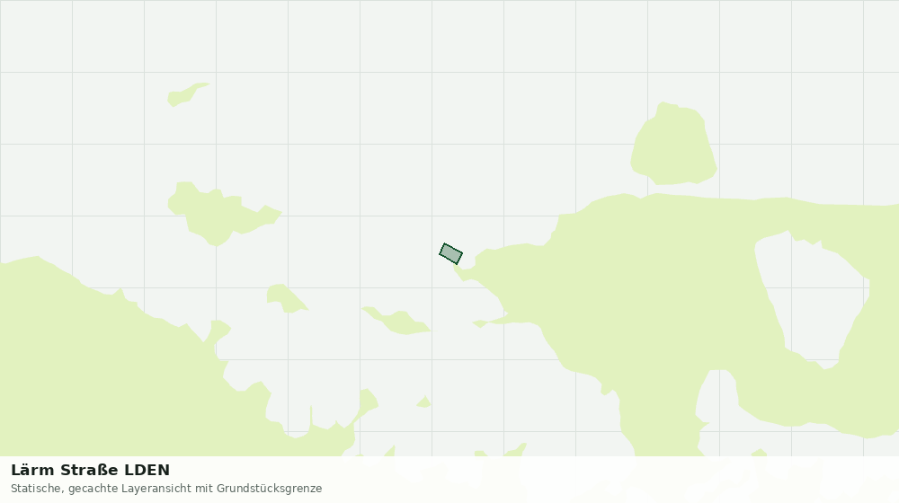Statische Kartenansicht: Lärm Straße LDEN