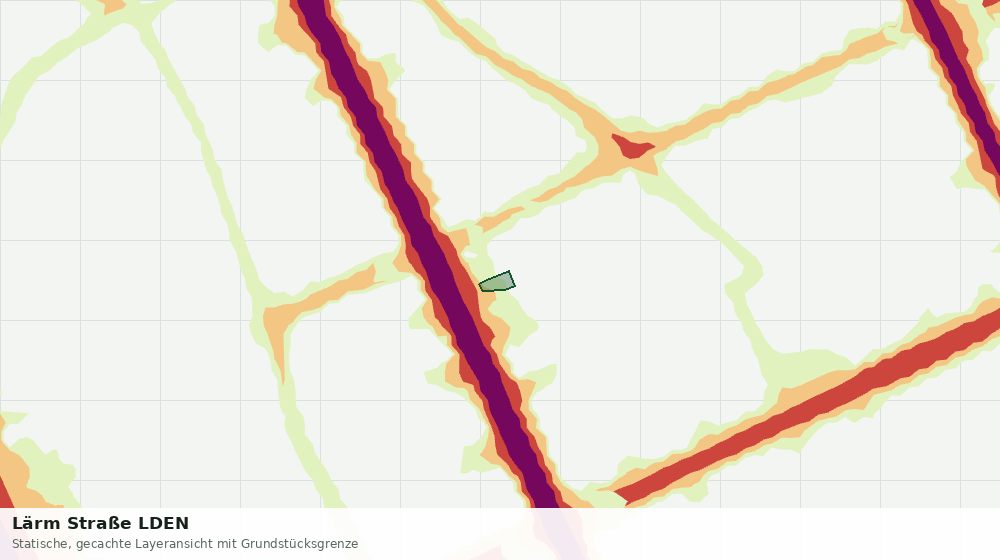 Statische Kartenansicht: Lärm Straße LDEN