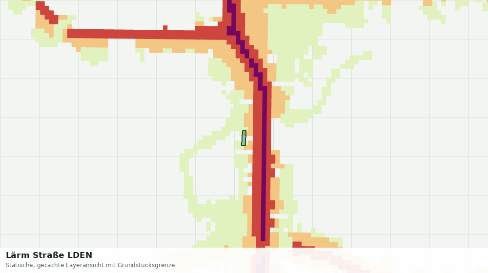 Statische Kartenansicht: Lärm Straße LDEN