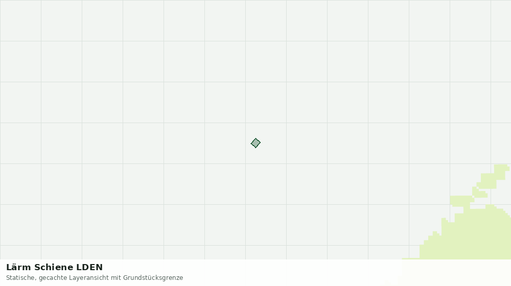 Statische Kartenansicht: Lärm Schiene LDEN