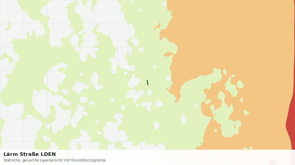 Statische Kartenansicht: Lärm Straße LDEN