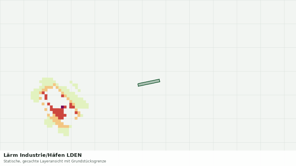 Statische Kartenansicht: Lärm Industrie/Häfen LDEN