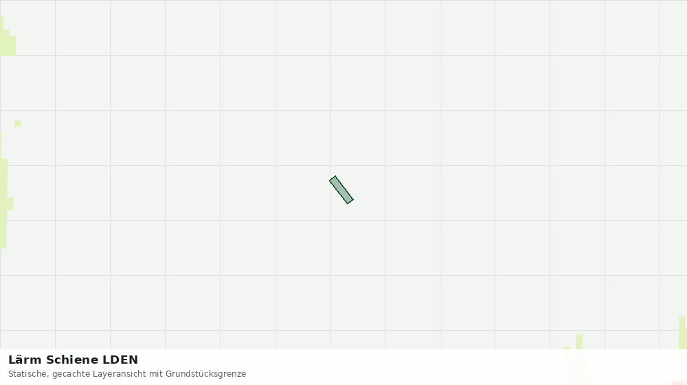 Statische Kartenansicht: Lärm Schiene LDEN