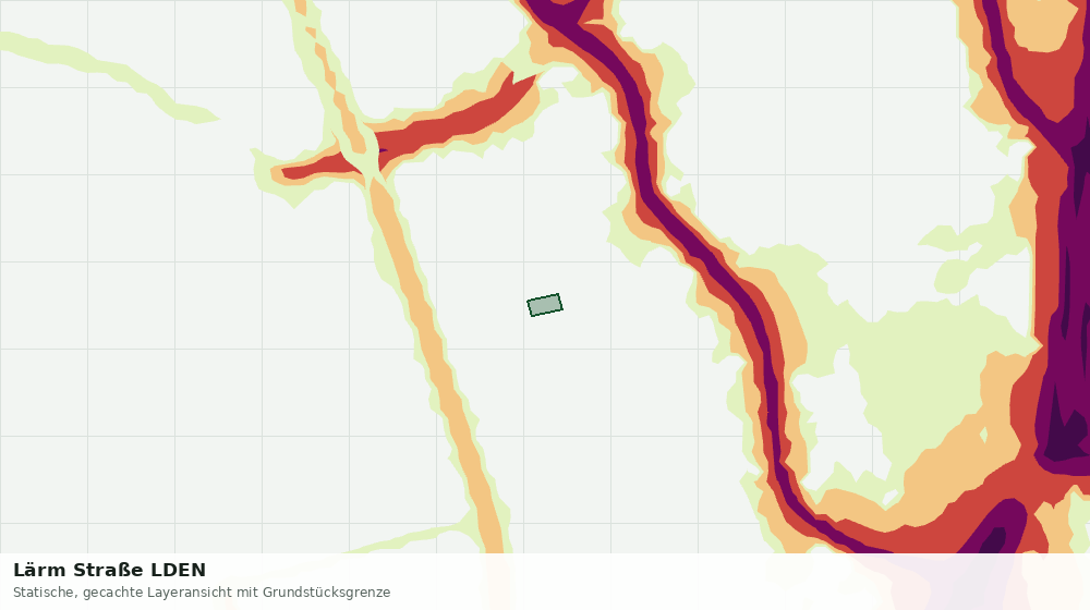 Statische Kartenansicht: Lärm Straße LDEN
