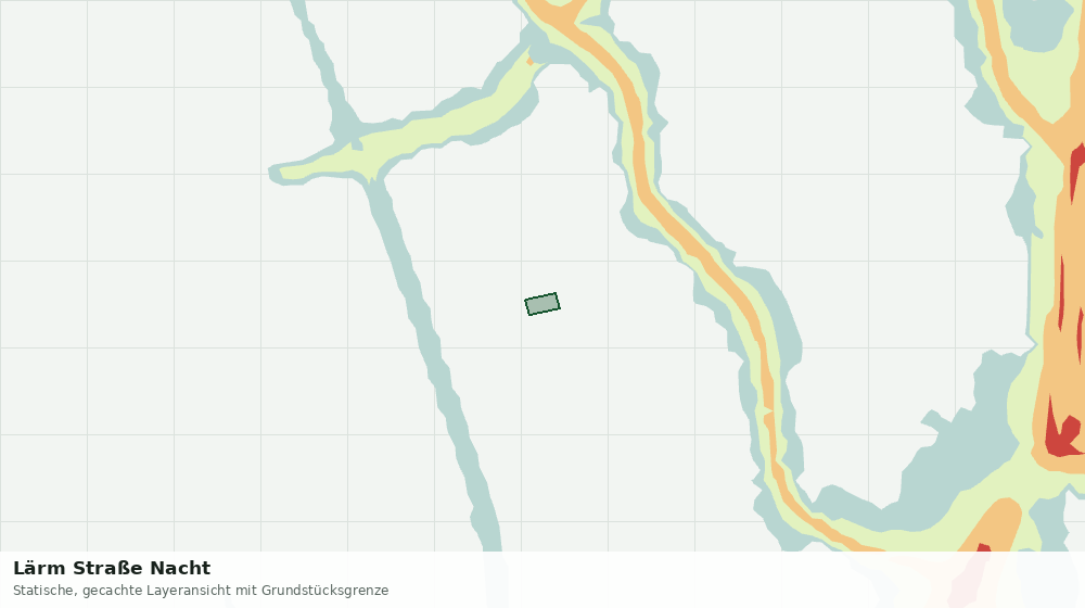 Statische Kartenansicht: Lärm Straße Nacht
