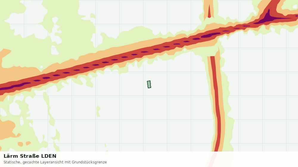 Statische Kartenansicht: Lärm Straße LDEN