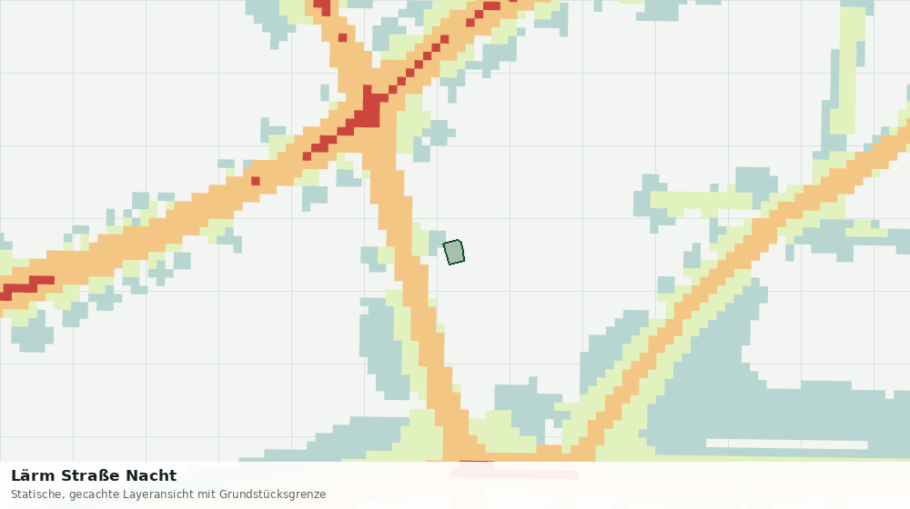 Statische Kartenansicht: Lärm Straße Nacht