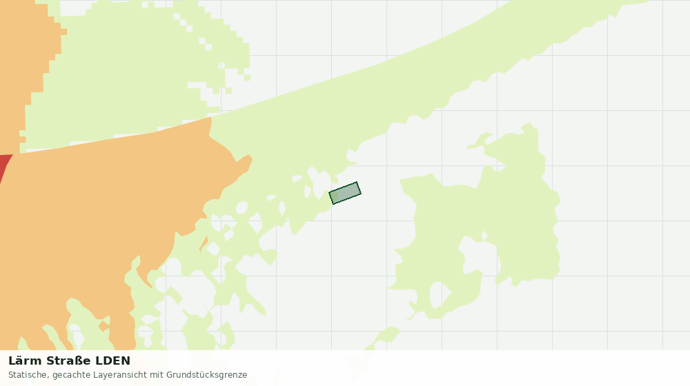 Statische Kartenansicht: Lärm Straße LDEN
