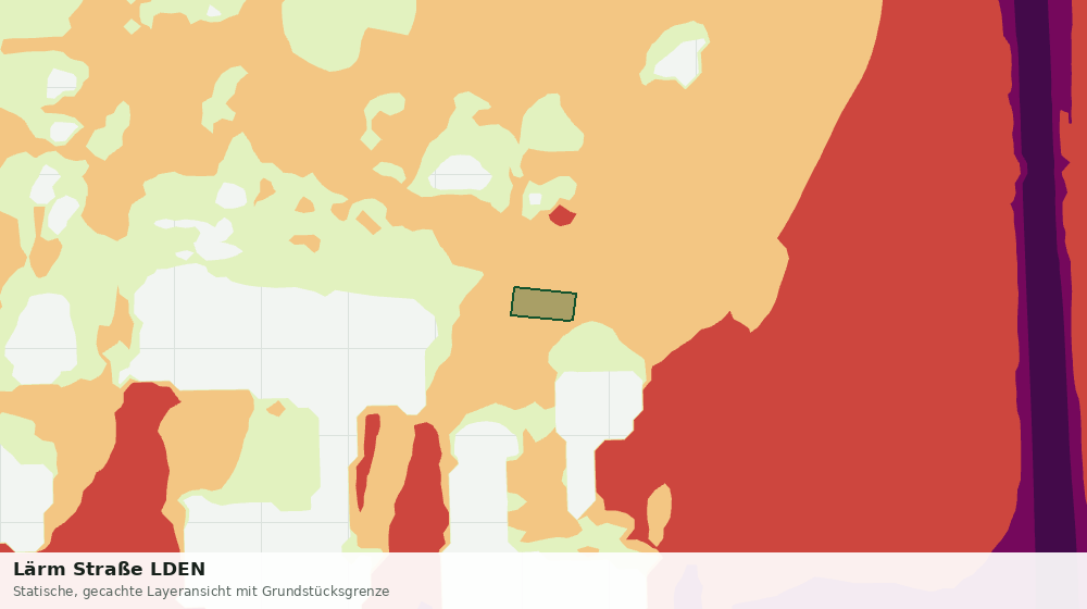 Statische Kartenansicht: Lärm Straße LDEN
