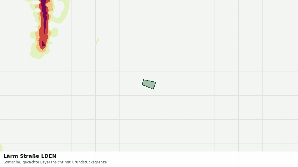 Statische Kartenansicht: Lärm Straße LDEN