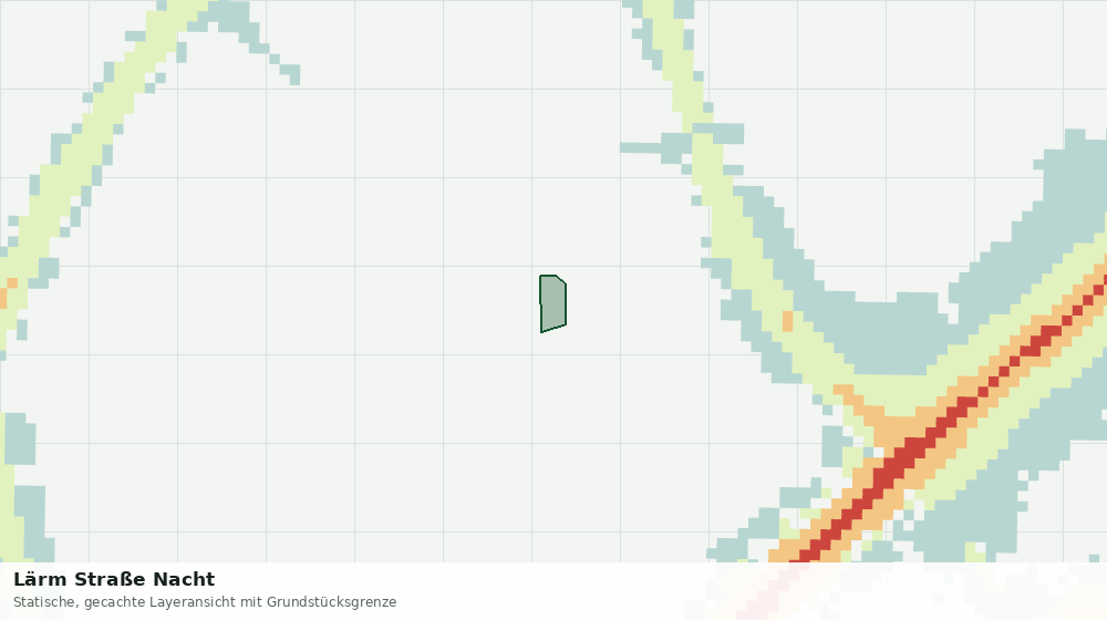 Statische Kartenansicht: Lärm Straße Nacht