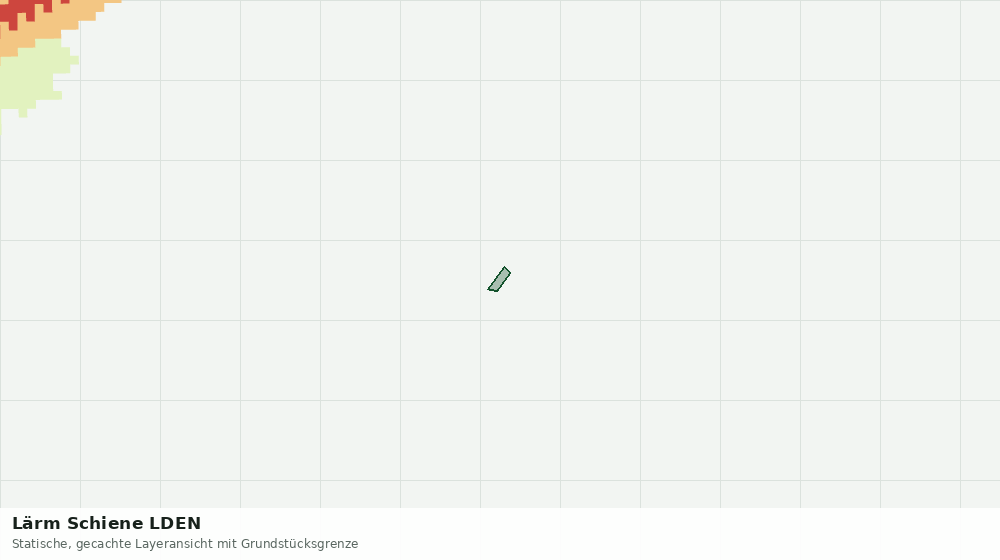 Statische Kartenansicht: Lärm Schiene LDEN