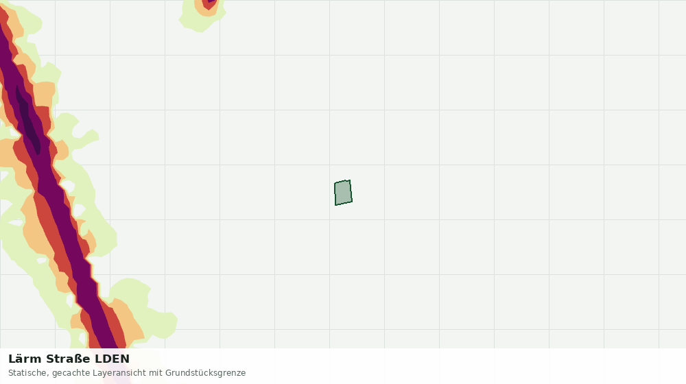 Statische Kartenansicht: Lärm Straße LDEN