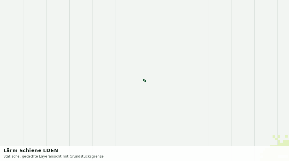 Statische Kartenansicht: Lärm Schiene LDEN