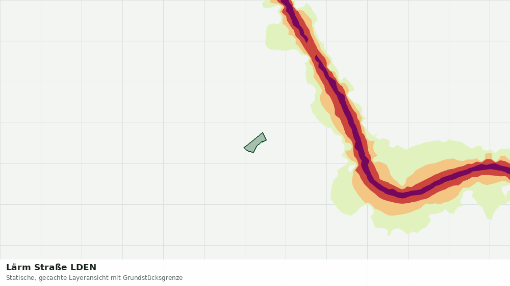 Statische Kartenansicht: Lärm Straße LDEN