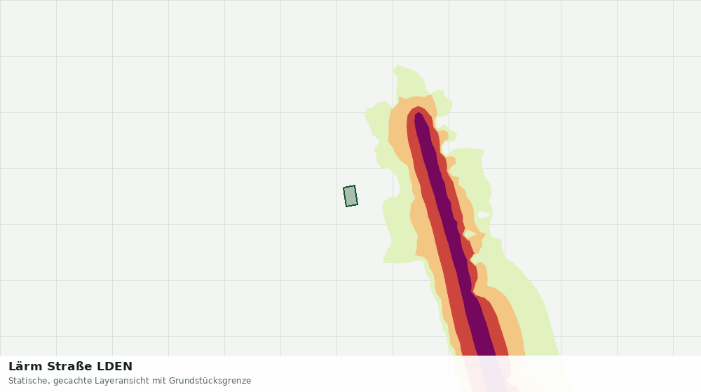 Statische Kartenansicht: Lärm Straße LDEN