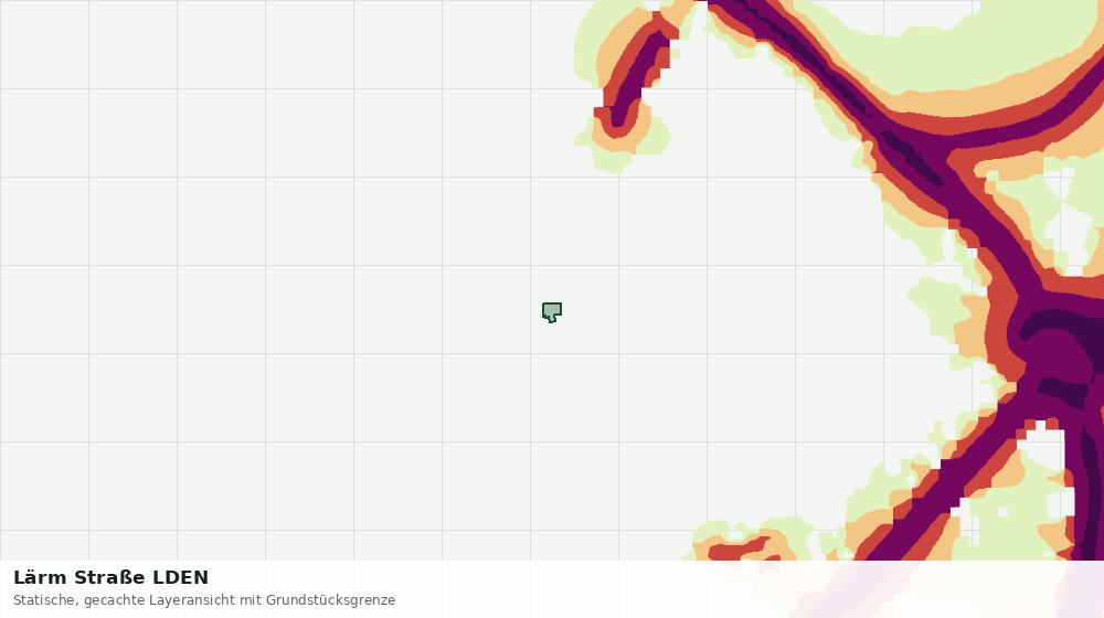 Statische Kartenansicht: Lärm Straße LDEN