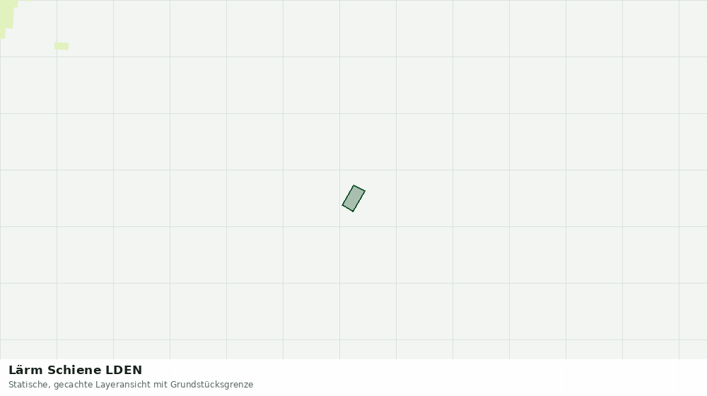 Statische Kartenansicht: Lärm Schiene LDEN