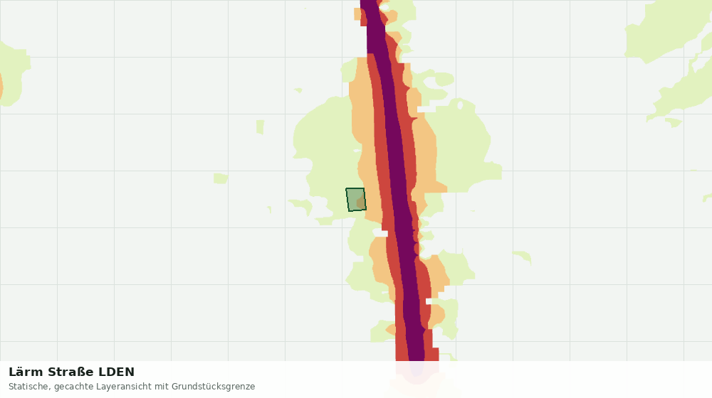 Statische Kartenansicht: Lärm Straße LDEN