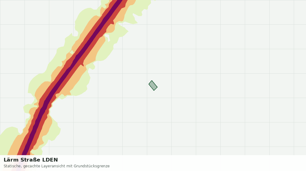 Statische Kartenansicht: Lärm Straße LDEN