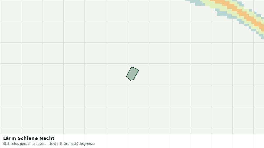 Statische Kartenansicht: Lärm Schiene Nacht