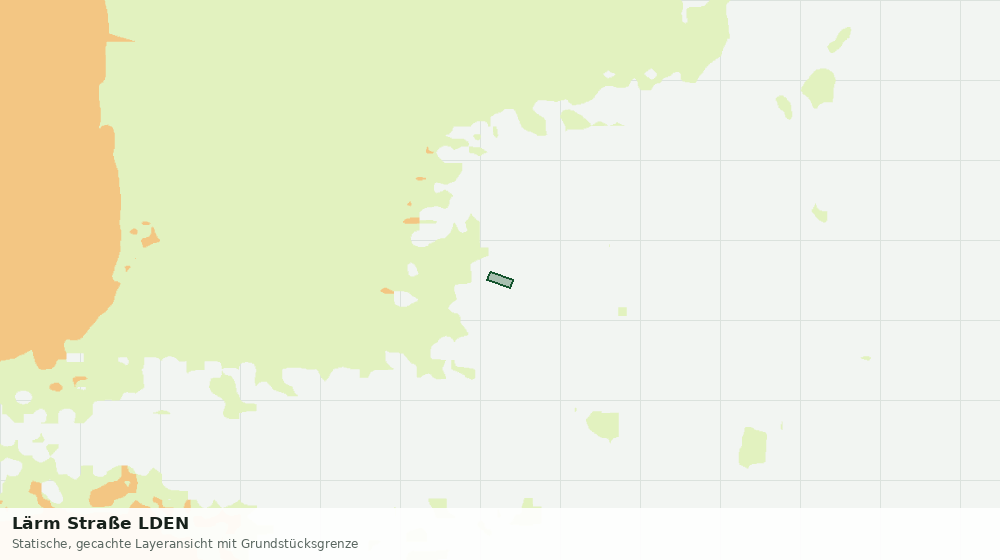 Statische Kartenansicht: Lärm Straße LDEN
