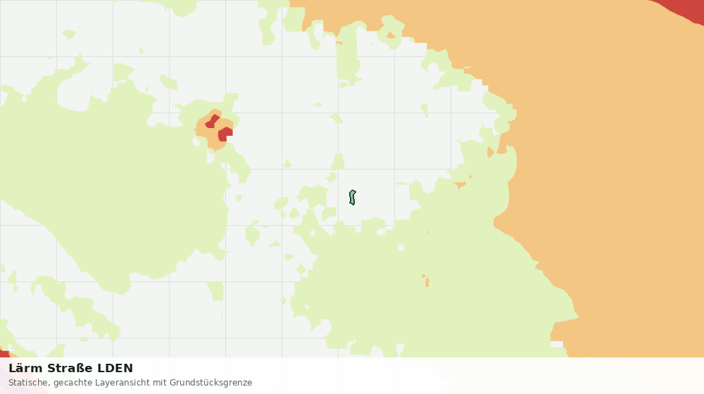 Statische Kartenansicht: Lärm Straße LDEN