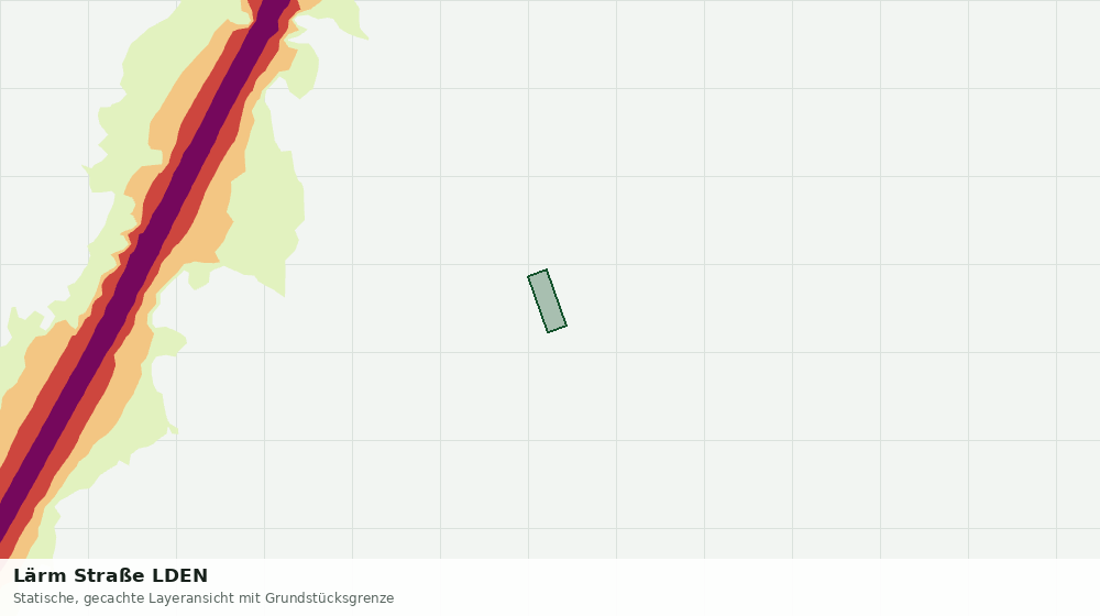 Statische Kartenansicht: Lärm Straße LDEN
