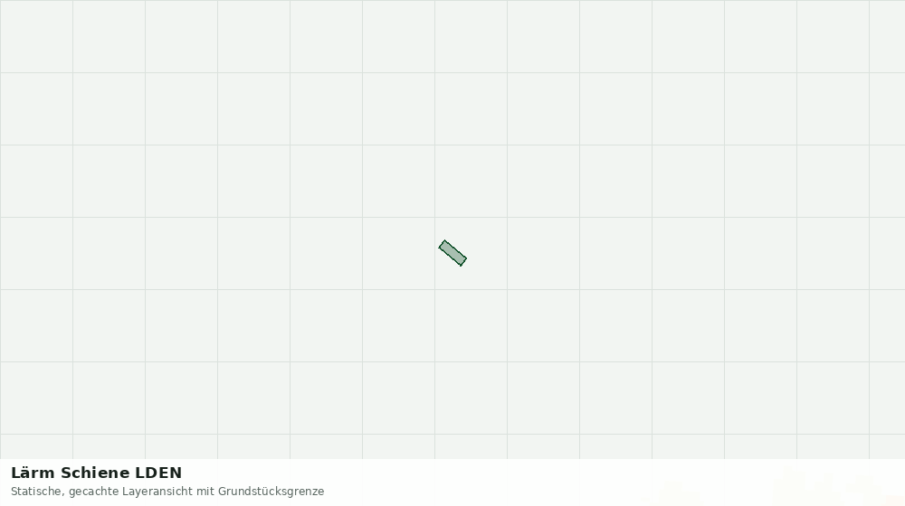 Statische Kartenansicht: Lärm Schiene LDEN