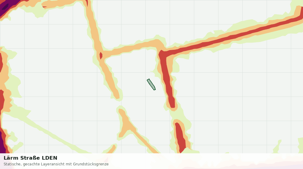 Statische Kartenansicht: Lärm Straße LDEN
