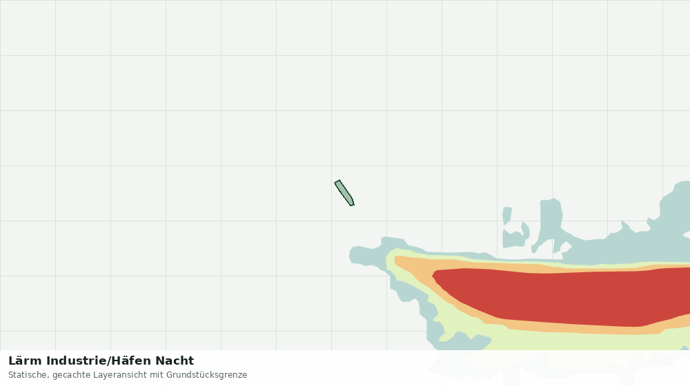 Statische Kartenansicht: Lärm Industrie/Häfen Nacht