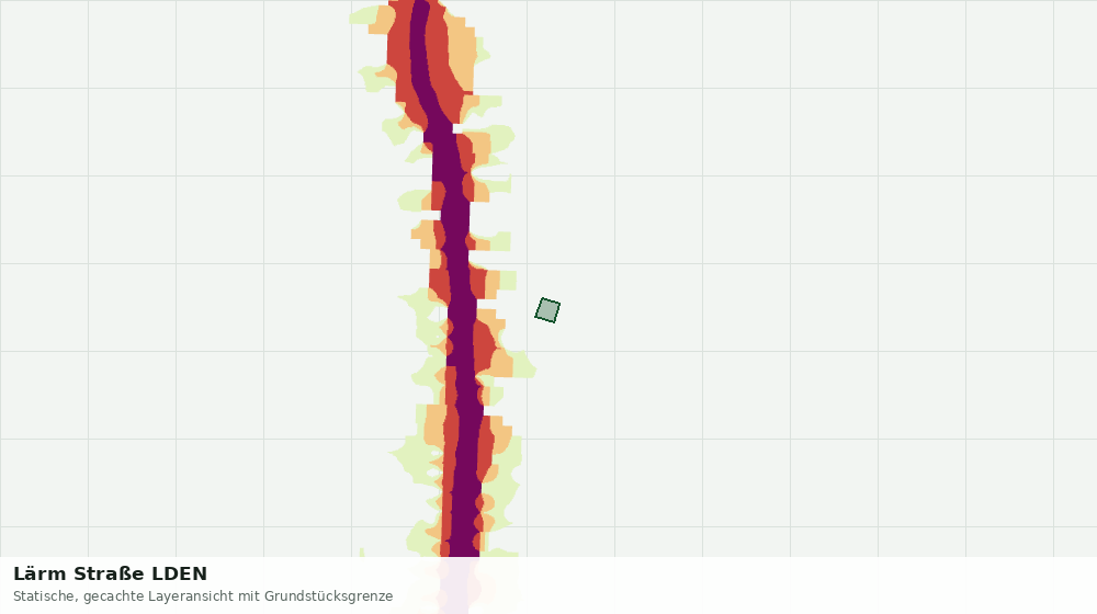 Statische Kartenansicht: Lärm Straße LDEN