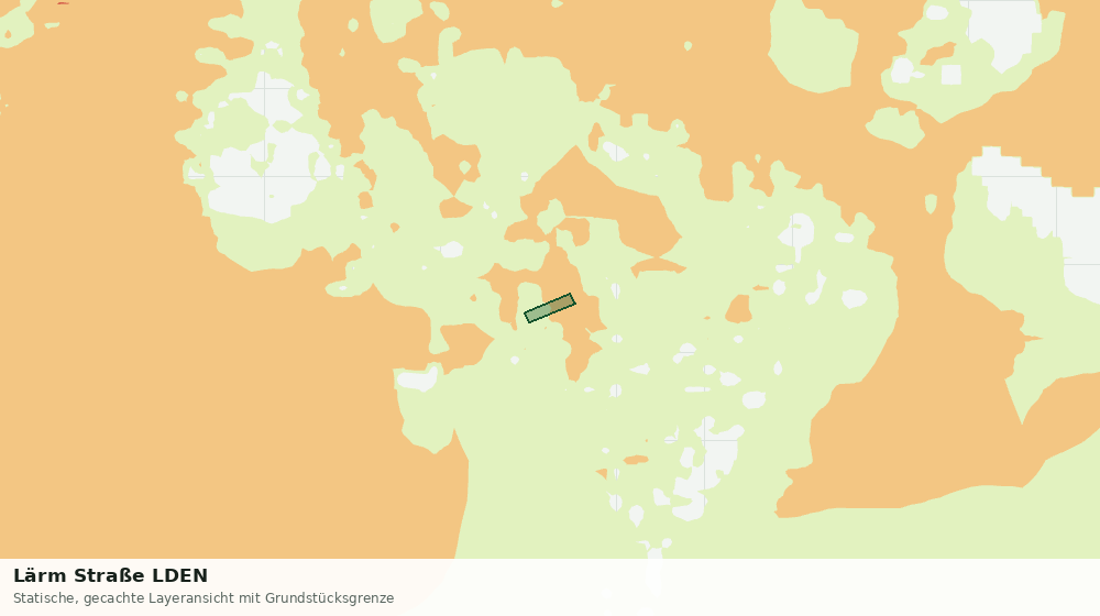 Statische Kartenansicht: Lärm Straße LDEN