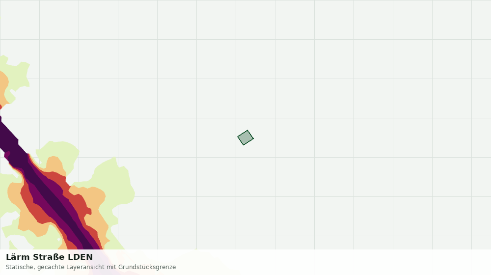 Statische Kartenansicht: Lärm Straße LDEN