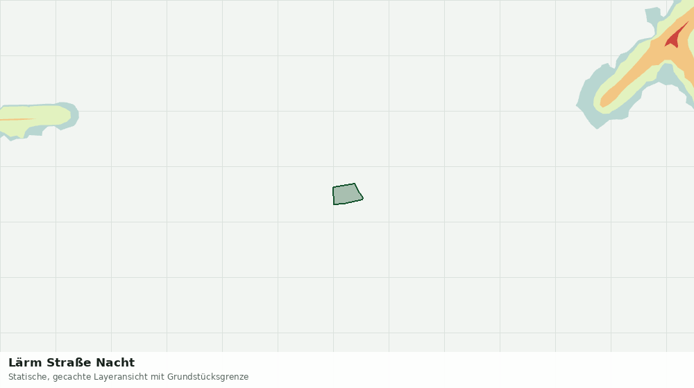 Statische Kartenansicht: Lärm Straße Nacht