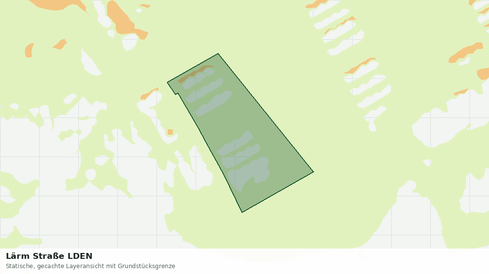 Statische Kartenansicht: Lärm Straße LDEN