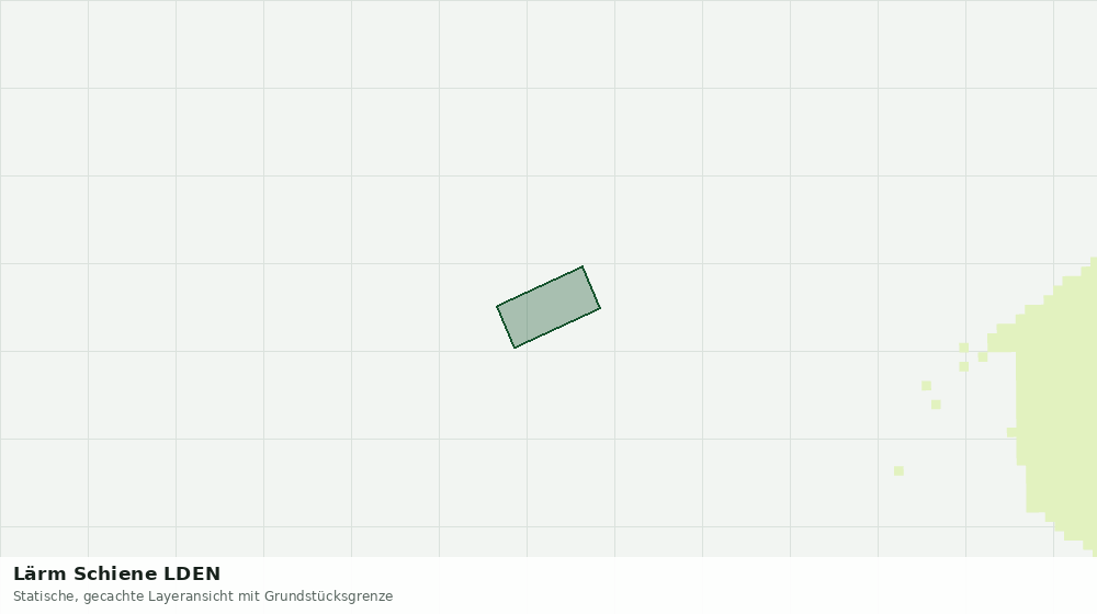 Statische Kartenansicht: Lärm Schiene LDEN