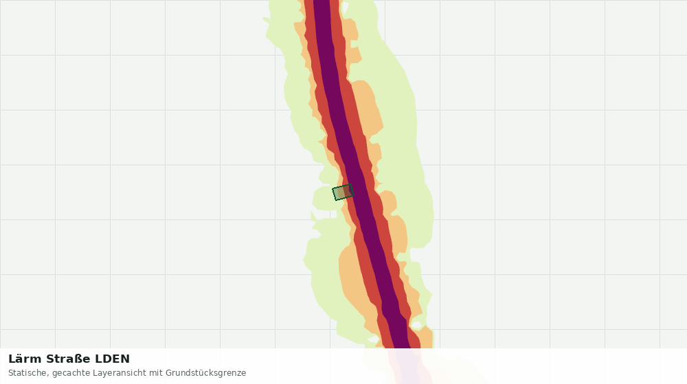 Statische Kartenansicht: Lärm Straße LDEN