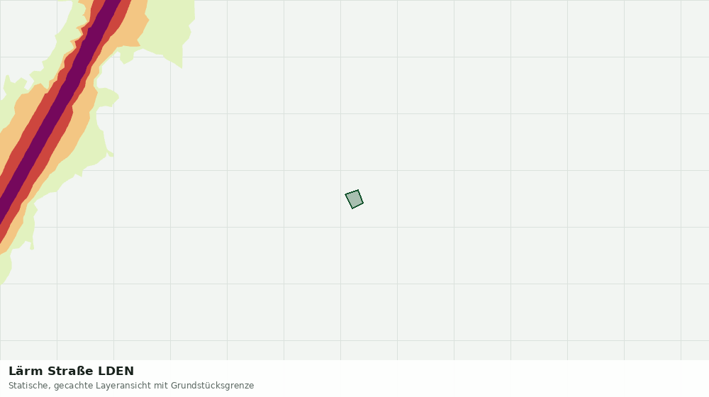 Statische Kartenansicht: Lärm Straße LDEN